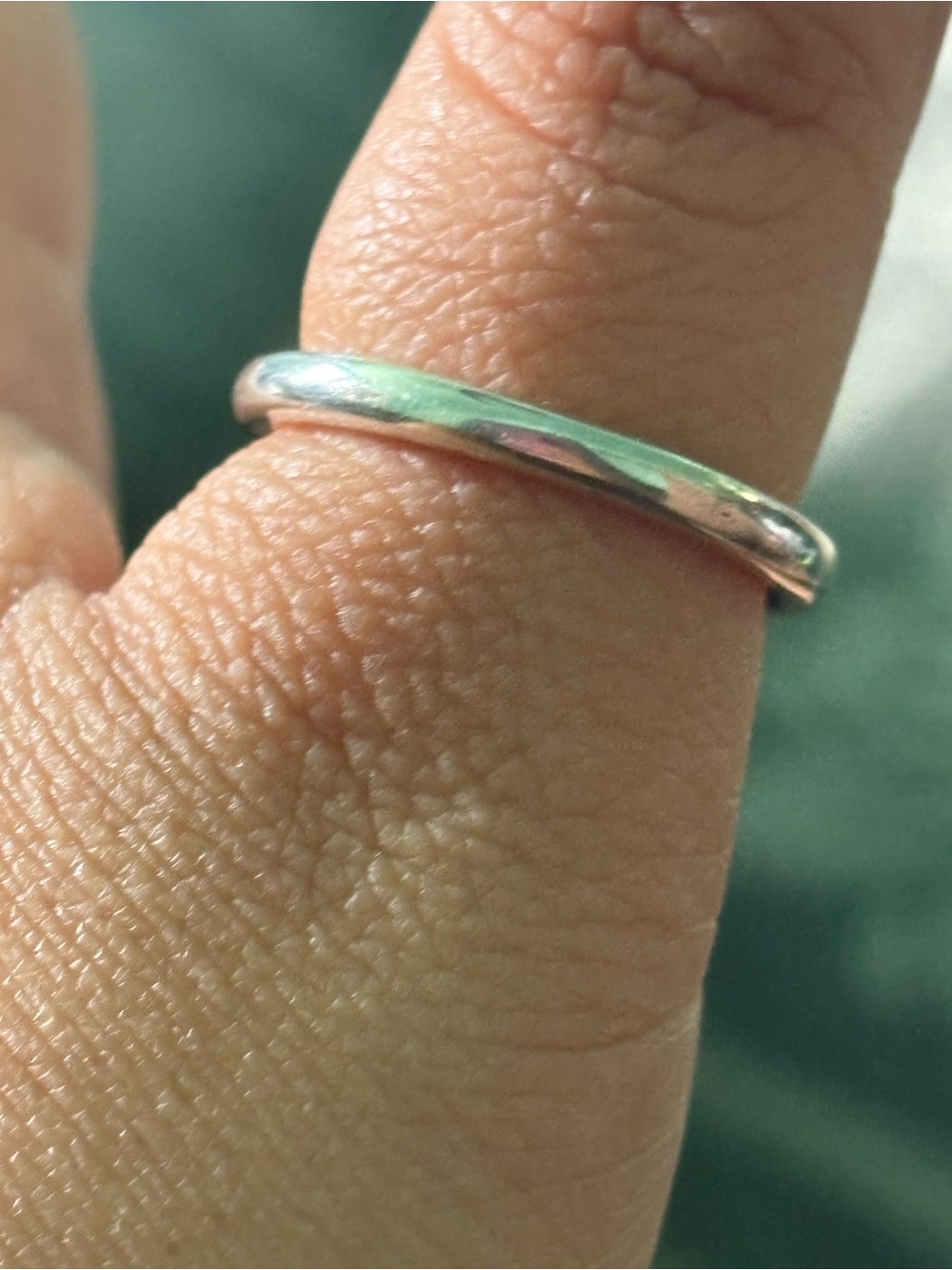 Pandora Polished Silver Band Ring